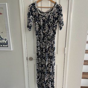 Tiare Hawaii Floral Boho Maxi Dress / Maternity Beach, One size